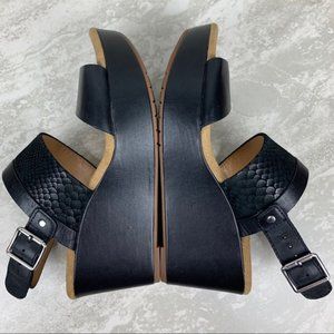 Clark Artisan Leather Platform Sandals